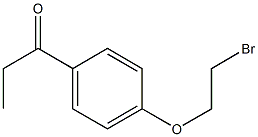 1-[4-(2-bromoethoxy)phenyl]propan-1-one Struktur