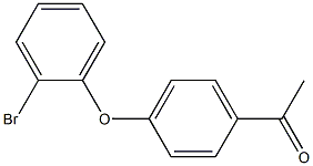 1-[4-(2-bromophenoxy)phenyl]ethan-1-one Struktur