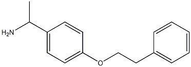 1-[4-(2-phenylethoxy)phenyl]ethanamine Struktur