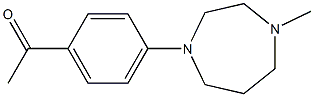 1-[4-(4-methyl-1,4-diazepan-1-yl)phenyl]ethan-1-one Struktur