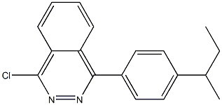 1-[4-(butan-2-yl)phenyl]-4-chlorophthalazine Struktur