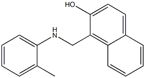 1-{[(2-methylphenyl)amino]methyl}naphthalen-2-ol Structure