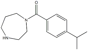 1-{[4-(propan-2-yl)phenyl]carbonyl}-1,4-diazepane Struktur