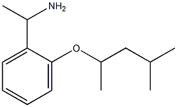 1-{2-[(4-methylpentan-2-yl)oxy]phenyl}ethan-1-amine Struktur