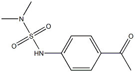 1-{4-[(dimethylsulfamoyl)amino]phenyl}ethan-1-one Struktur