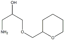 1-amino-3-(oxan-2-ylmethoxy)propan-2-ol Struktur