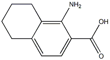 1-amino-5,6,7,8-tetrahydronaphthalene-2-carboxylic acid Struktur