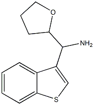 1-benzothiophen-3-yl(oxolan-2-yl)methanamine Struktur