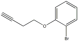 1-bromo-2-(but-3-ynyloxy)benzene Struktur