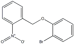 1-bromo-2-[(2-nitrobenzyl)oxy]benzene Struktur