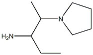 1-ethyl-2-pyrrolidin-1-ylpropylamine Struktur