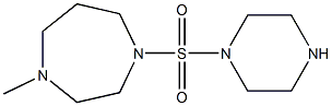 1-methyl-4-(piperazine-1-sulfonyl)-1,4-diazepane Struktur