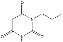 1-propyl-1,3-diazinane-2,4,6-trione Struktur