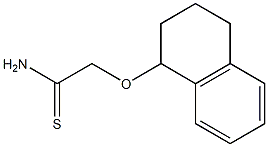 2-(1,2,3,4-tetrahydronaphthalen-1-yloxy)ethanethioamide Struktur