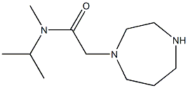 2-(1,4-diazepan-1-yl)-N-methyl-N-(propan-2-yl)acetamide Struktur