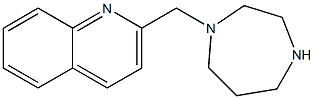 2-(1,4-diazepan-1-ylmethyl)quinoline Struktur