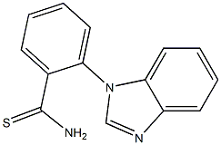 2-(1H-1,3-benzodiazol-1-yl)benzene-1-carbothioamide Struktur