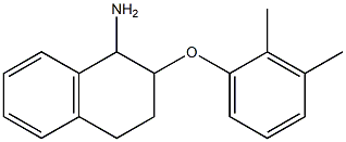 2-(2,3-dimethylphenoxy)-1,2,3,4-tetrahydronaphthalen-1-amine Struktur