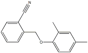 2-(2,4-dimethylphenoxymethyl)benzonitrile Struktur