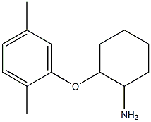 2-(2,5-dimethylphenoxy)cyclohexan-1-amine Struktur