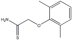 2-(2,6-dimethylphenoxy)ethanethioamide Struktur