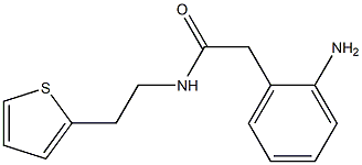 2-(2-aminophenyl)-N-(2-thien-2-ylethyl)acetamide Struktur