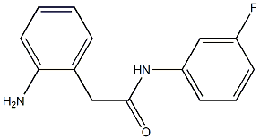 2-(2-aminophenyl)-N-(3-fluorophenyl)acetamide Struktur