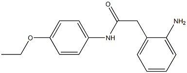 2-(2-aminophenyl)-N-(4-ethoxyphenyl)acetamide Struktur