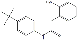 2-(2-aminophenyl)-N-(4-tert-butylphenyl)acetamide Struktur