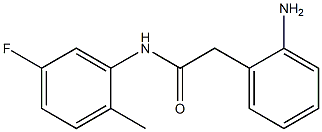 2-(2-aminophenyl)-N-(5-fluoro-2-methylphenyl)acetamide Struktur