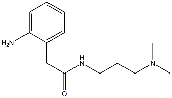 2-(2-aminophenyl)-N-[3-(dimethylamino)propyl]acetamide Struktur