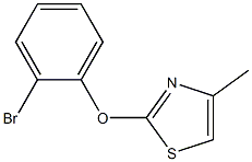 2-(2-bromophenoxy)-4-methyl-1,3-thiazole Struktur