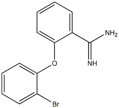 2-(2-bromophenoxy)benzene-1-carboximidamide Struktur