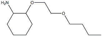 2-(2-butoxyethoxy)cyclohexan-1-amine Struktur