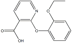 2-(2-ethoxyphenoxy)nicotinic acid Struktur