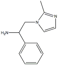 2-(2-methyl-1H-imidazol-1-yl)-1-phenylethanamine Struktur