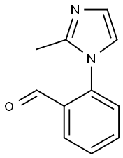 2-(2-methyl-1H-imidazol-1-yl)benzaldehyde Struktur