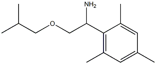 2-(2-methylpropoxy)-1-(2,4,6-trimethylphenyl)ethan-1-amine Struktur