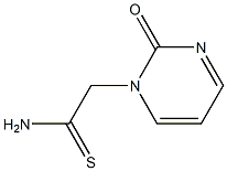 2-(2-oxopyrimidin-1(2H)-yl)ethanethioamide Struktur