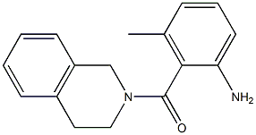 2-(3,4-dihydroisoquinolin-2(1H)-ylcarbonyl)-3-methylaniline Struktur