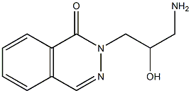 2-(3-amino-2-hydroxypropyl)phthalazin-1(2H)-one Struktur