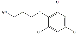 2-(3-aminopropoxy)-1,3,5-trichlorobenzene Struktur