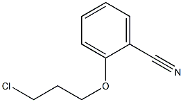 2-(3-chloropropoxy)benzonitrile Struktur