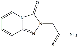 2-(3-oxo[1,2,4]triazolo[4,3-a]pyridin-2(3H)-yl)ethanethioamide Struktur