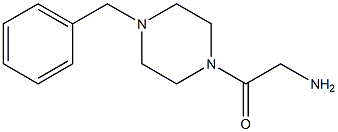 2-(4-benzylpiperazin-1-yl)-2-oxoethanamine Struktur