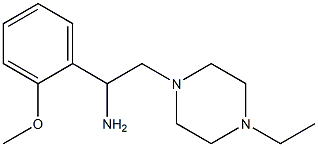 2-(4-ethylpiperazin-1-yl)-1-(2-methoxyphenyl)ethanamine Struktur