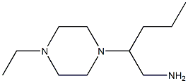 2-(4-ethylpiperazin-1-yl)pentan-1-amine Struktur