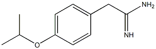 2-(4-isopropoxyphenyl)ethanimidamide Struktur