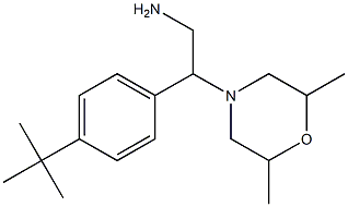 2-(4-tert-Butyl-phenyl)-2-(2,6-dimethyl-morpholin-4-yl)-ethylamine Struktur