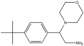 2-(4-tert-butylphenyl)-2-morpholin-4-ylethanamine Struktur